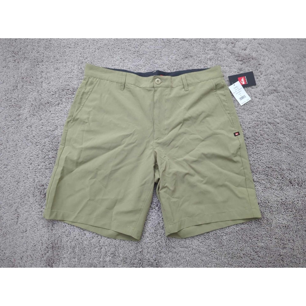 Quiksilver Board Shorts Mens 36 Green Inseam: 9" Hybrid Surf Performance NEW